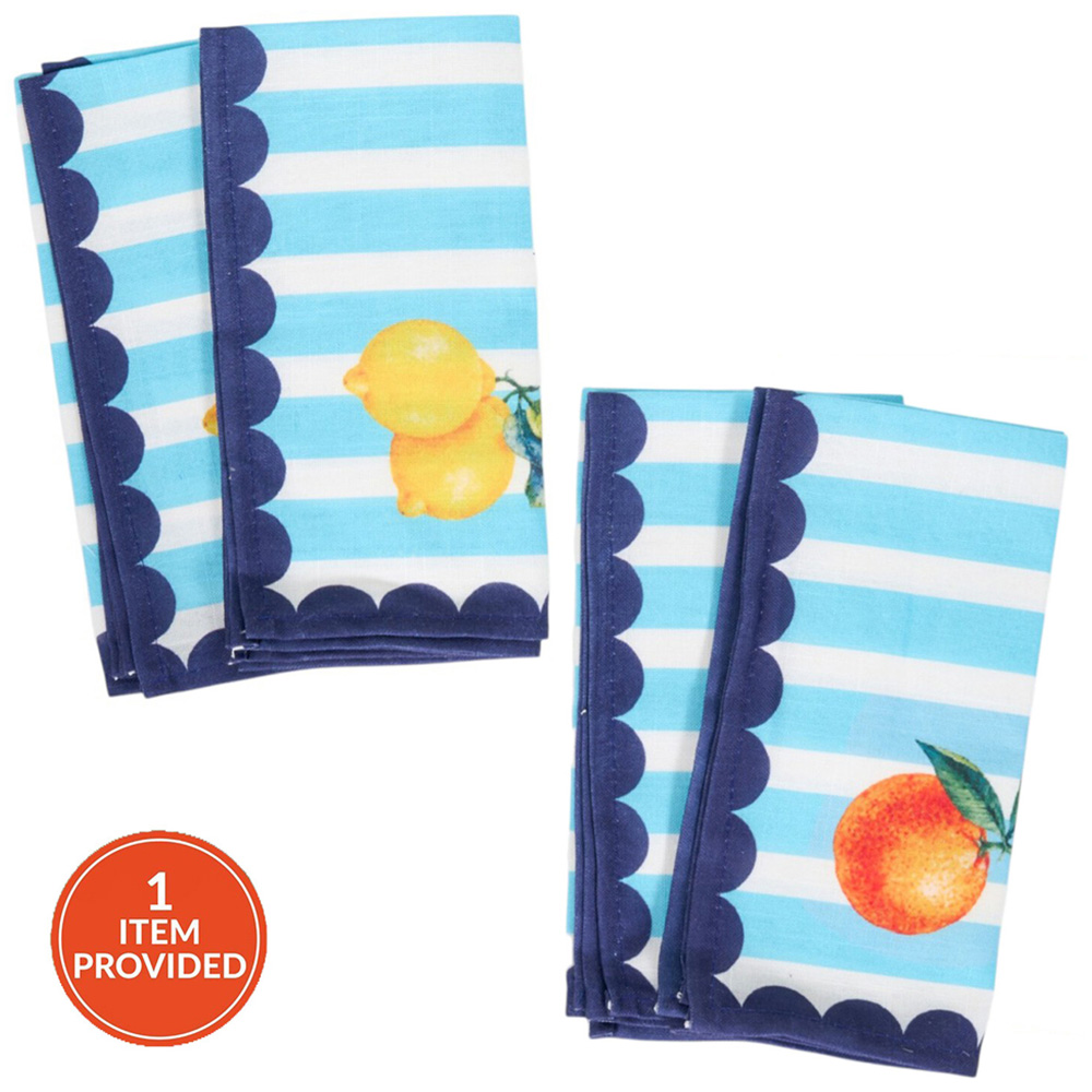 Pack of 4 La Bella Vita Napkins Image 1