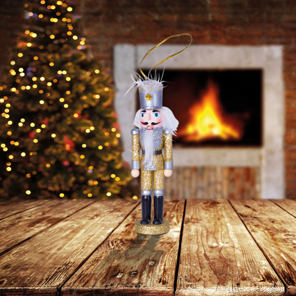 St Helens Silver Hat Multicolour Christmas Nutcracker Image 3