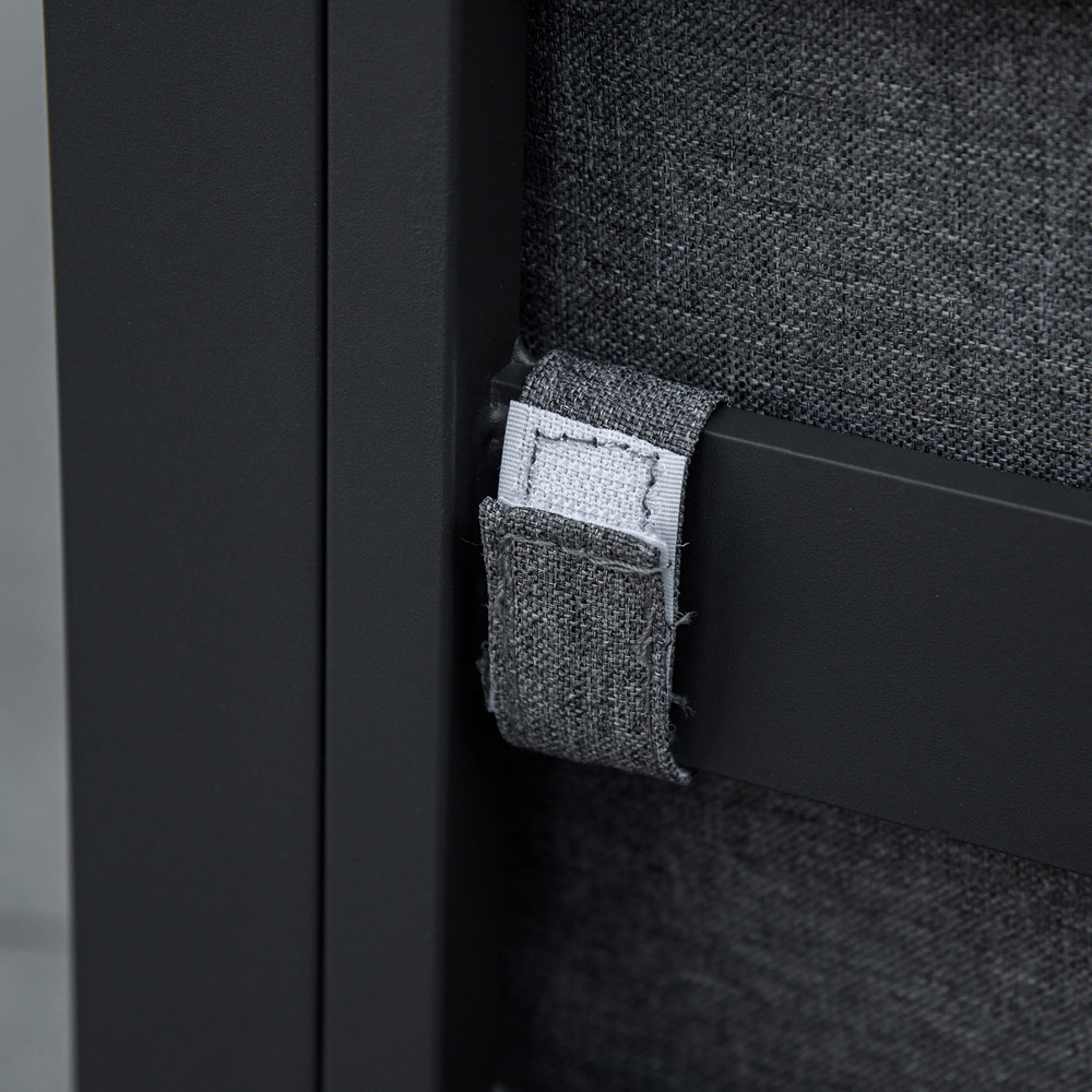 Outsunny 8 Seater Cube Garden Dining Set Grey Image 3