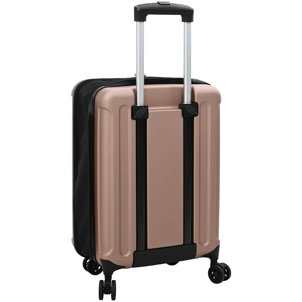 vidaXL 20 inch Gold Rectangular Travel Bag Image 5