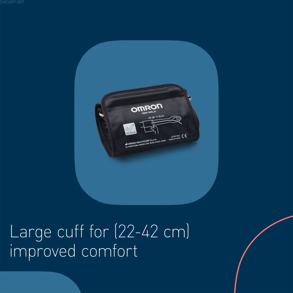 Omron M2+ Connect Upper Arm Blood Pressure Monitor Image 5