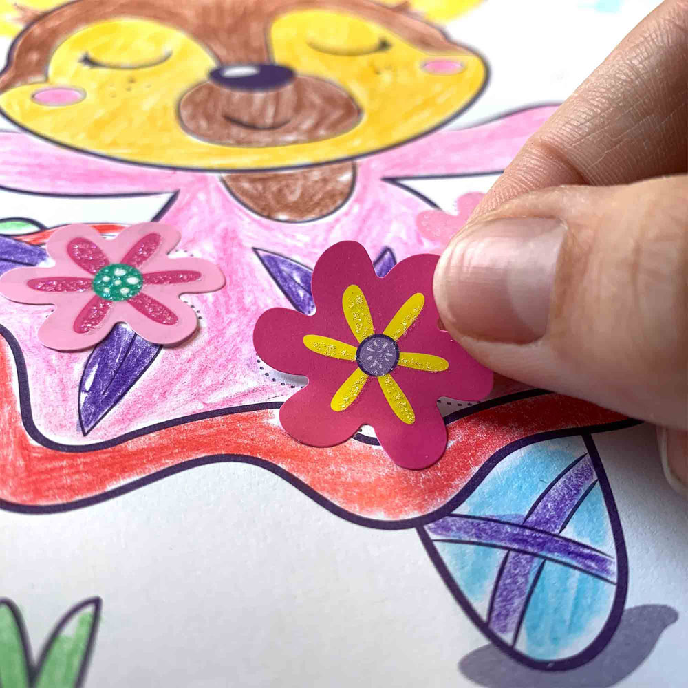 SES Creative Glitter 3 in 1 Colouring Activity Book Image 4