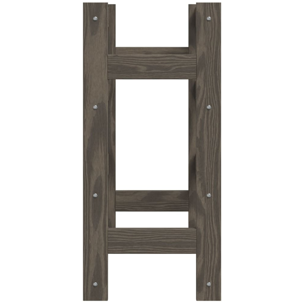 vidaXL 16 Bottle Grey Wine Rack Image 3