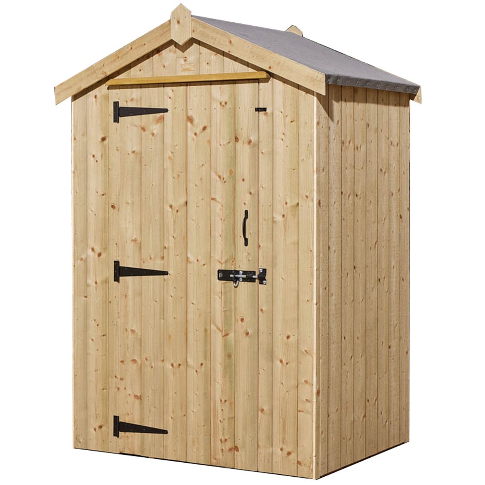 Rowlinson Premium Heritage 4 x 3ft Pressure Treated Shed Image 1