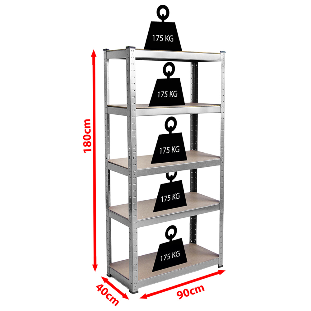 Home Vida 5 Tier Large DIY Shelf Image 4