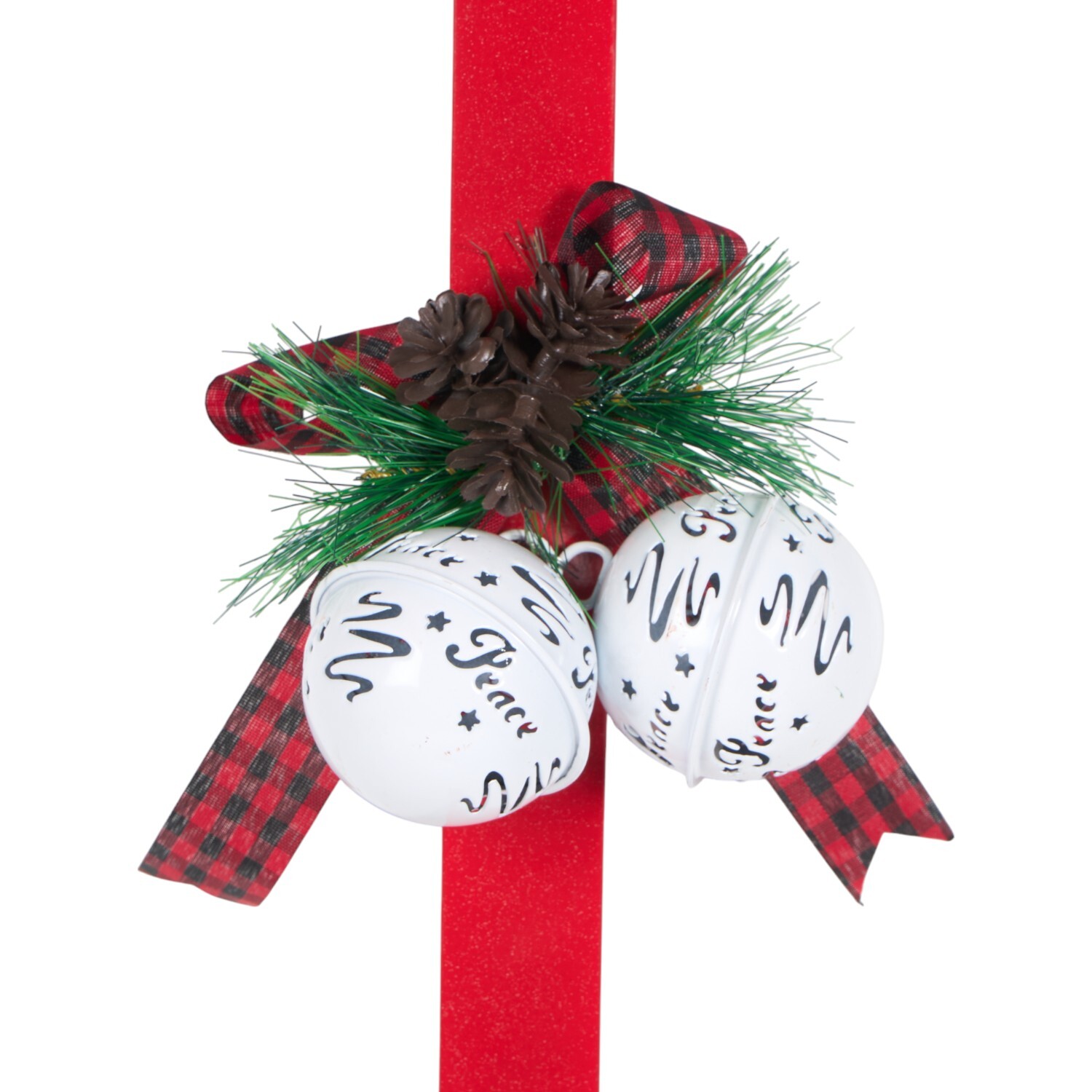 Bell Wreath Hanger Red Image 2