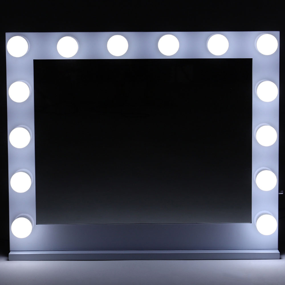 Living and Home LED Lighted White Makeup Vanity Mirror Image 8