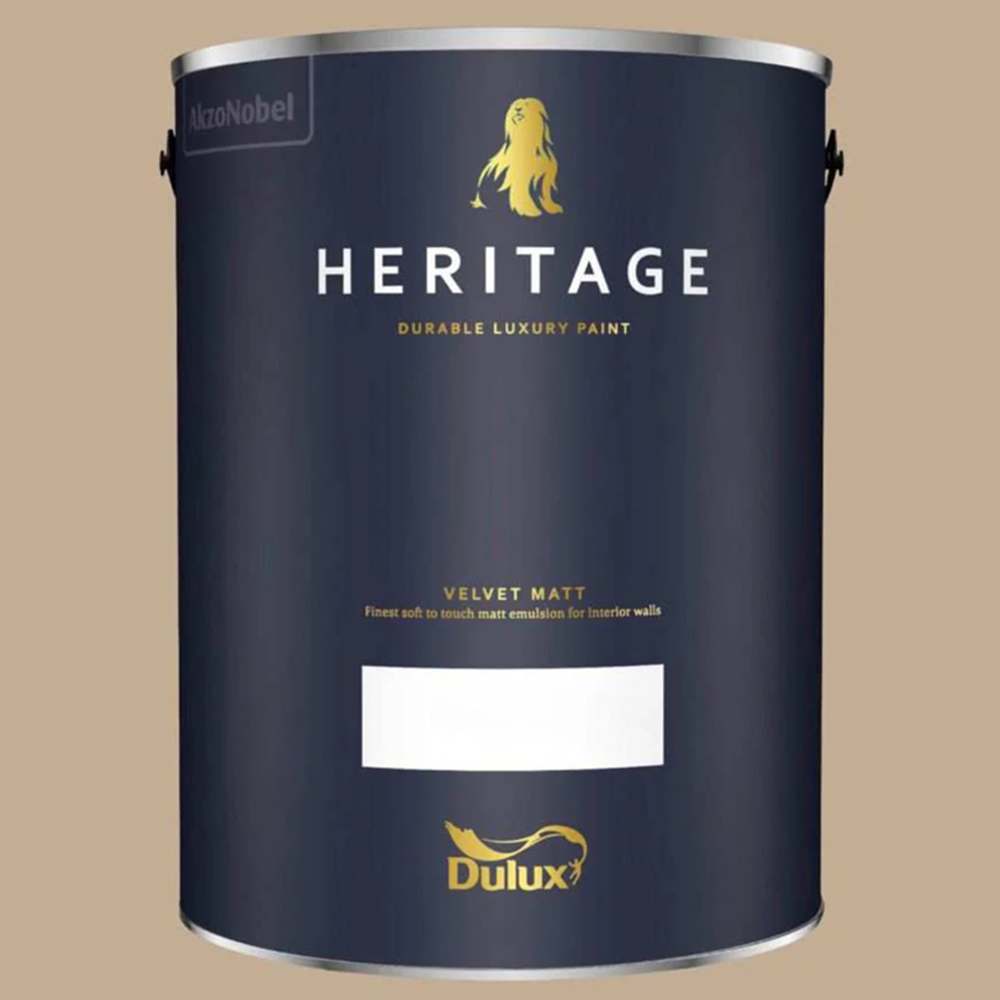 Dulux Heritage Walls and Ceilings Dark Stone Velvet Matt Emulsion Paint 5L Image 2