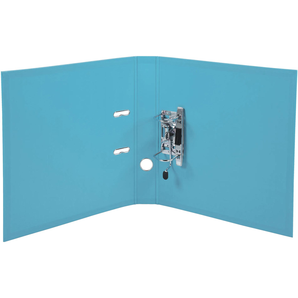 Exacompta PremTouch A4 Light Blue PVC Lever Arch File 10 Pack Image 2