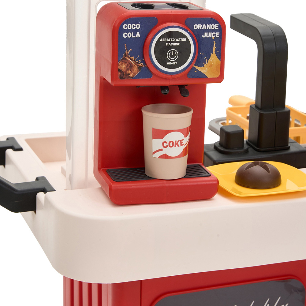 H&O Direct Kids Fried Chicken Food Truck Pretend Play Set with Sound Image 4