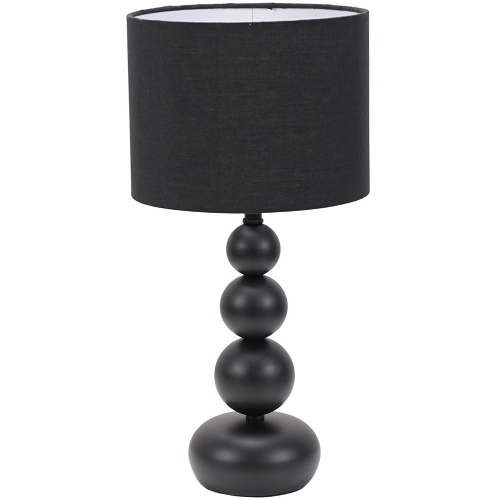 ValueLights Marissa Black Stacked Ball Touch LED Table Lamp Image 1