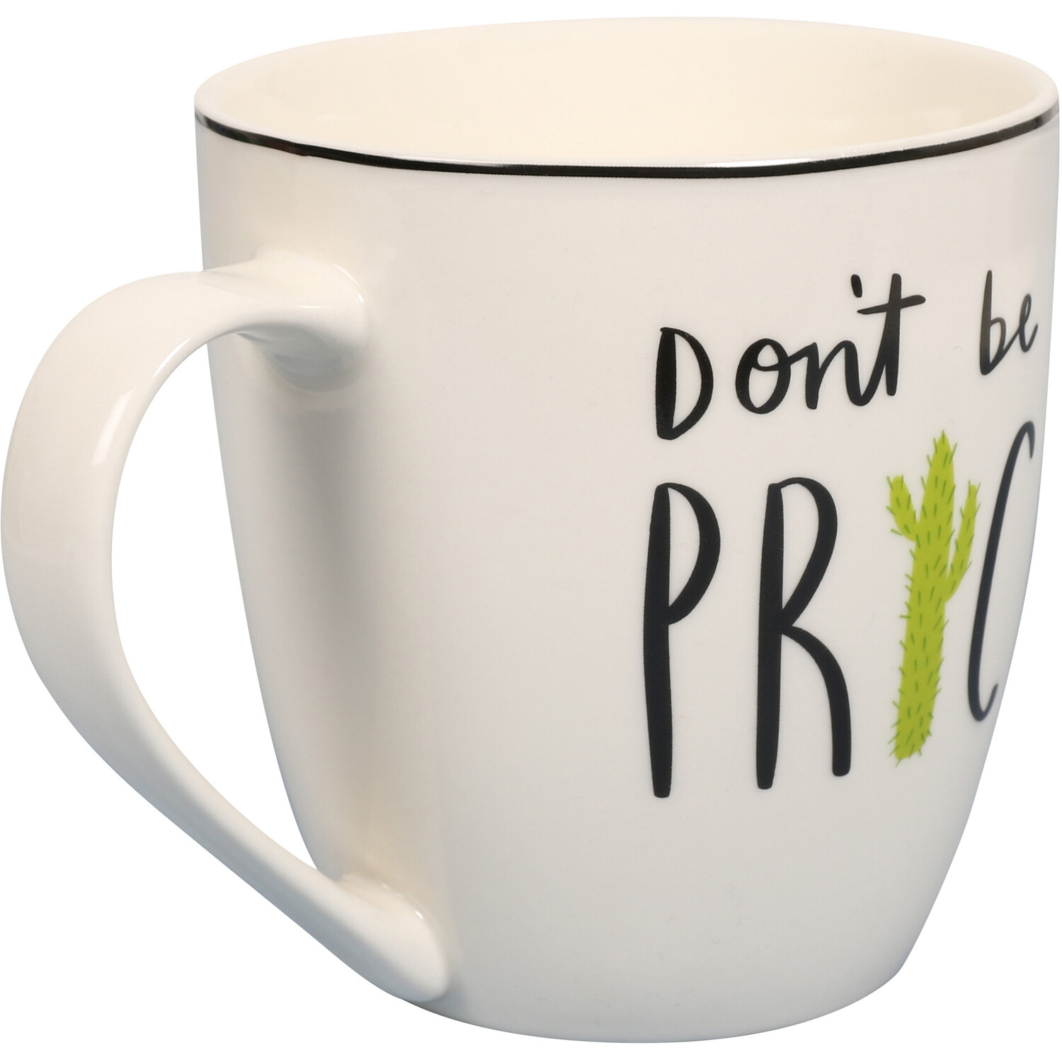 Don't Be a Prick Jumbo Mug - White Image 2