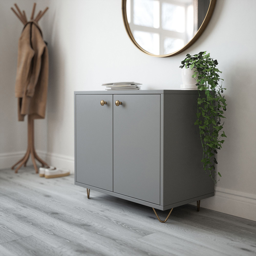 Rothley Antique Brass 2 Pin Hairpin Leg 100mm 4 Pack Image 2