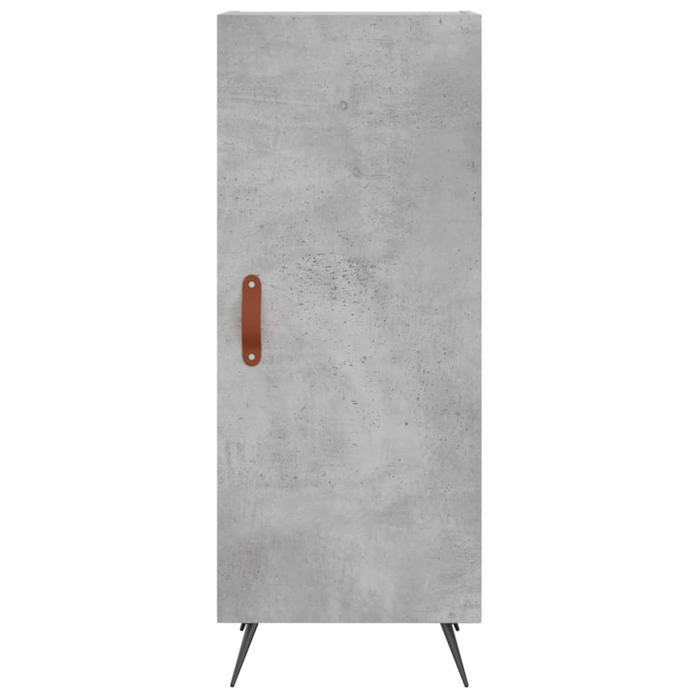 vidaXL 2 Door Concrete Grey Highboard Image 8
