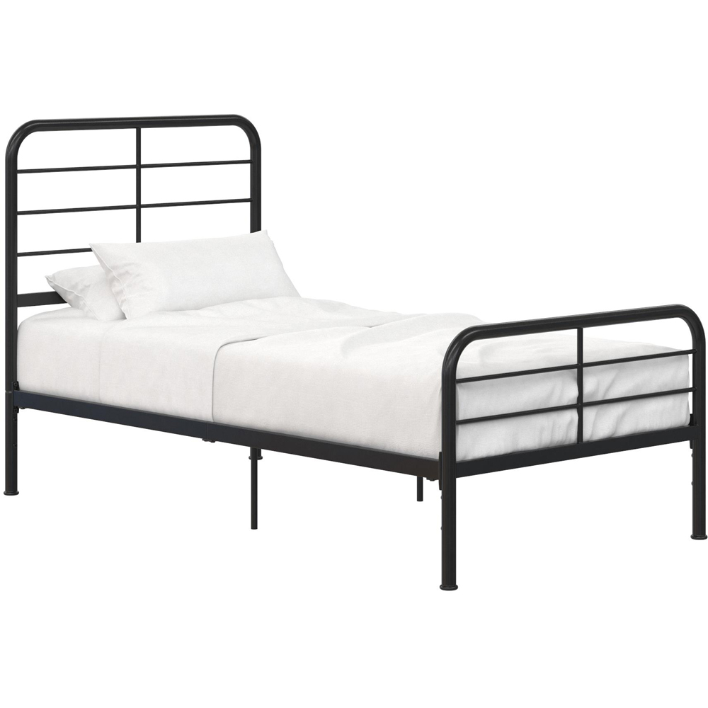 Dorel Millie Single Black Metal Bed Image 3