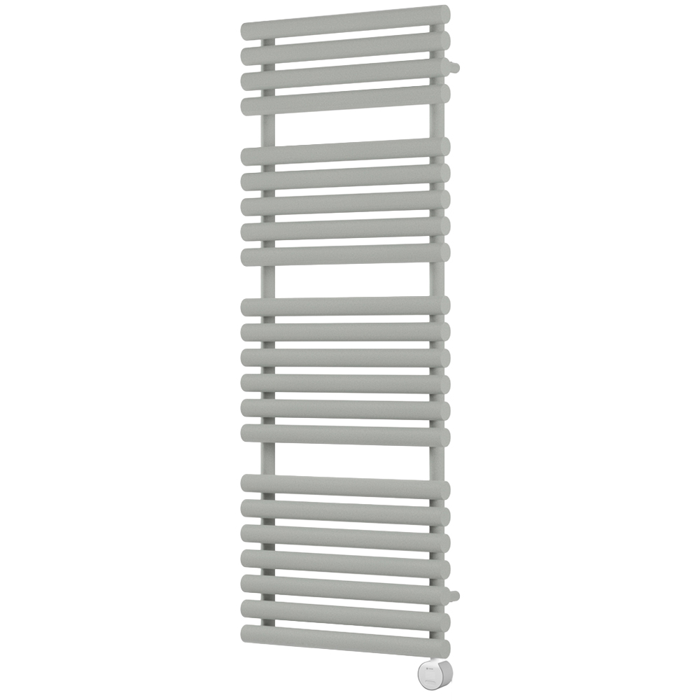 Terma Rolo Salt n Pepper Electric Towel Rail with VEO Element Controller 1360 x 520mm Image 1