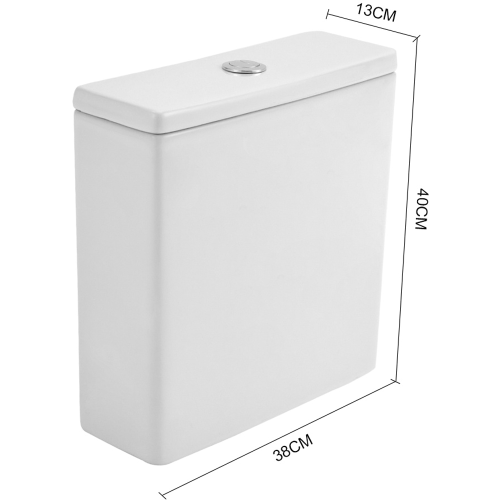 H&O Direct 2 Piece Elongated Compact Dual Flush Toilet Image 4
