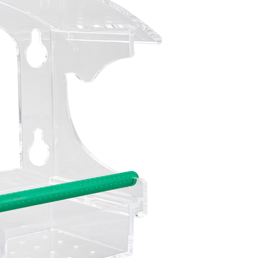 H&O Direct Clear Acrylic Window Bird Feeder Image 5