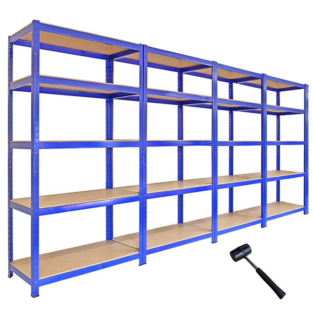 Monstershop Blue Storage Racks 90cm 4 Pack Image 1