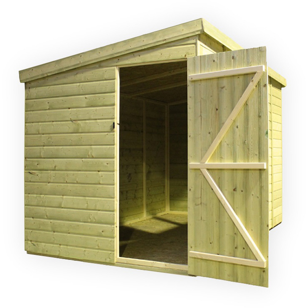 Empire Sheds 2500 10 x 8ft Side Panel Door Tongue and Groove Pent Garden Shed Image 3