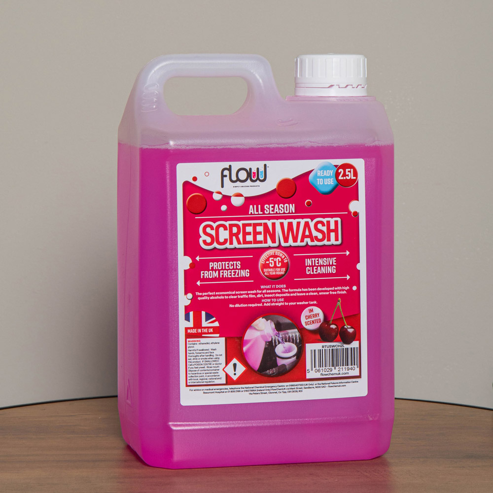 Samuel Alexander Flow Cherry Scented Windscreen Washer Fluid 2.5L Image 2
