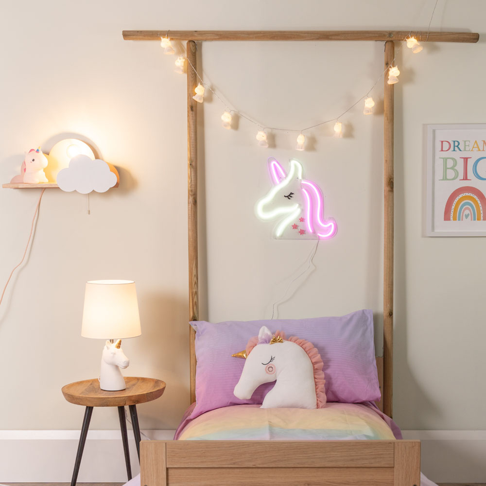 ValueLights 10 Unicorn Fairy String Lights Image 1