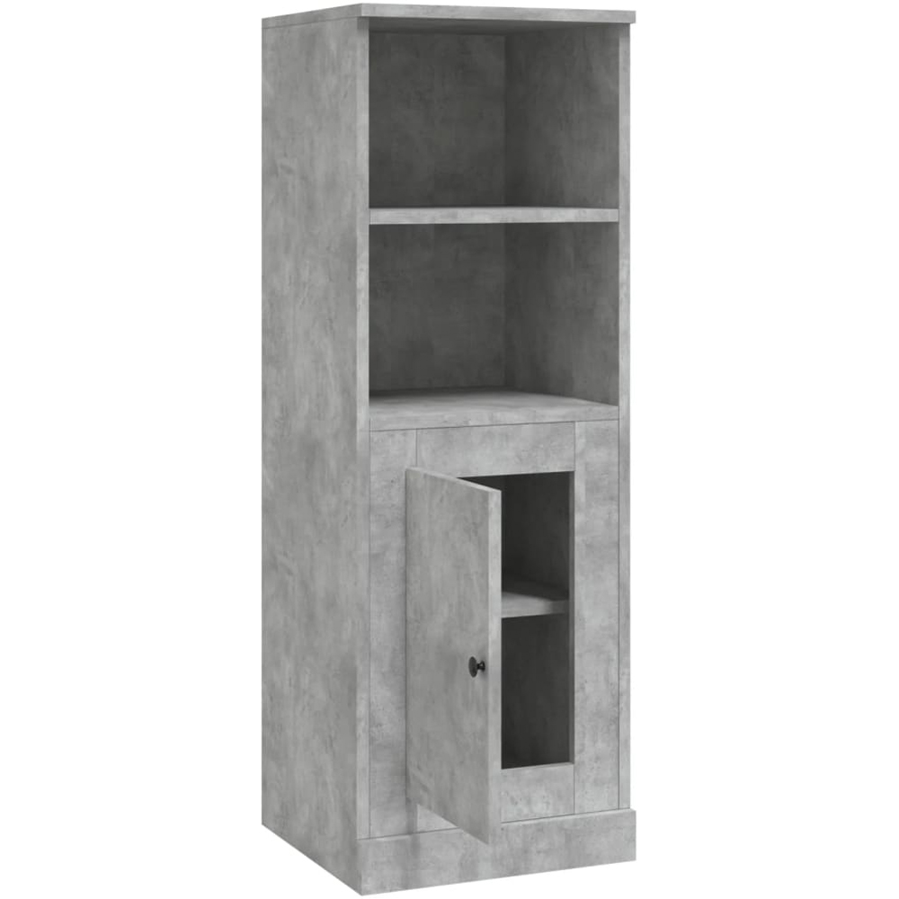 vidaXL 4 Door 2 Drawer Grey Sonoma Highboard Image 4