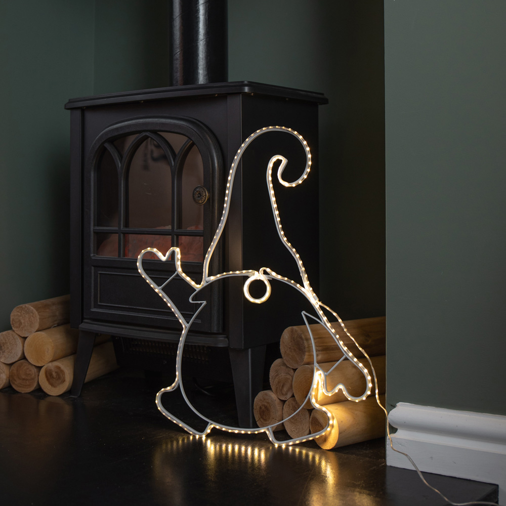 Samuel Alexander 205 Warm White LED Hanging Gonk Silhouette Christmas Decoration 46cm Image 4