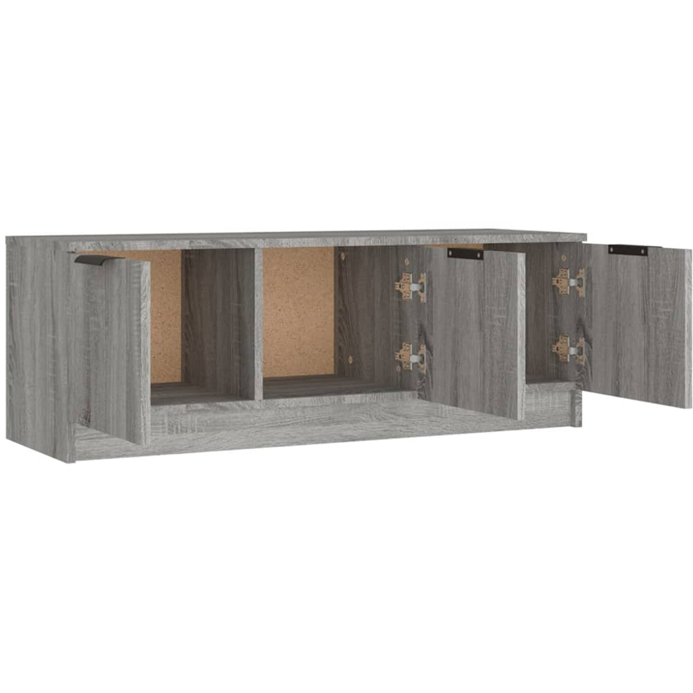 vidaXL 3 Door Grey Sonoma TV Cabinet Image 4
