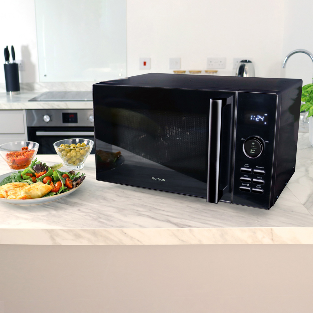 Statesman SKMS0923DSB Black 23L Digital Solo Microwave 900W Image 2