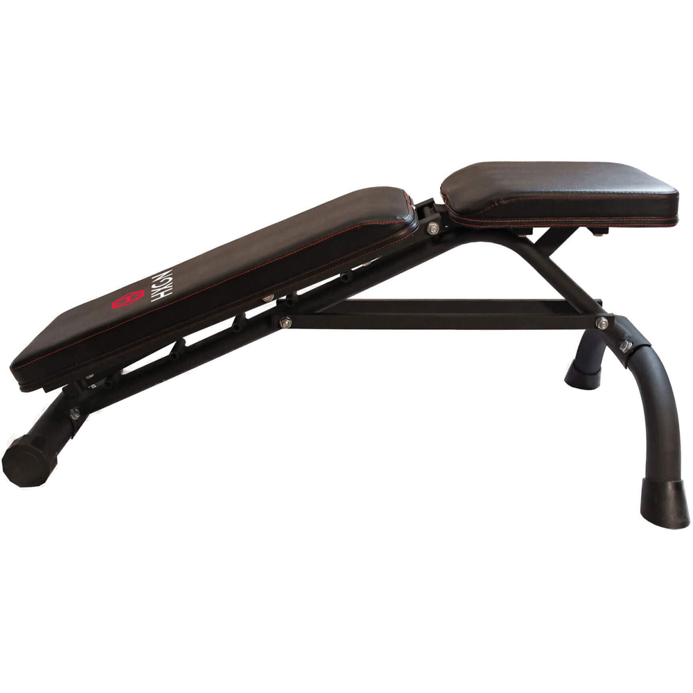 HXGN Ultimate Black Dumbbell Weight Bench Image 3