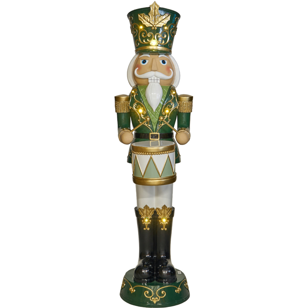 LED Drumming NutcrackerEmerald Image 2