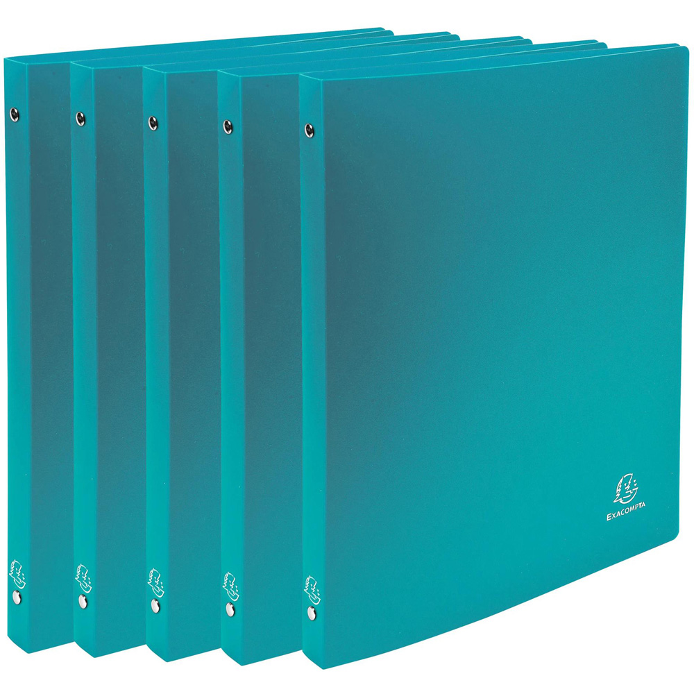 Exacompta Opak A4 Dark Green 4R Ring Binder 25 Pack Image 5
