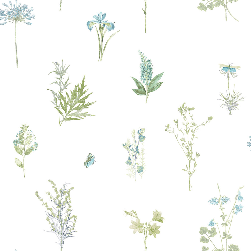 Galerie Evergreen Botanical Multicolour Wallpaper Image 1