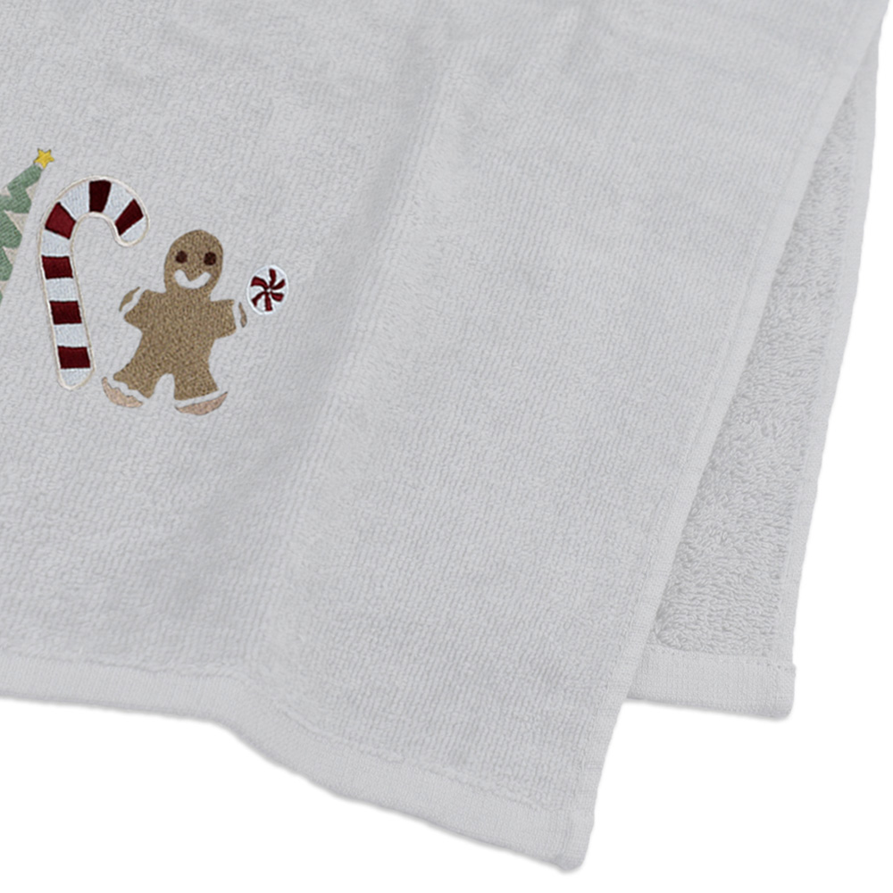 Noel Square Sweet Shop White Hand Towel 2 Pack Image 4
