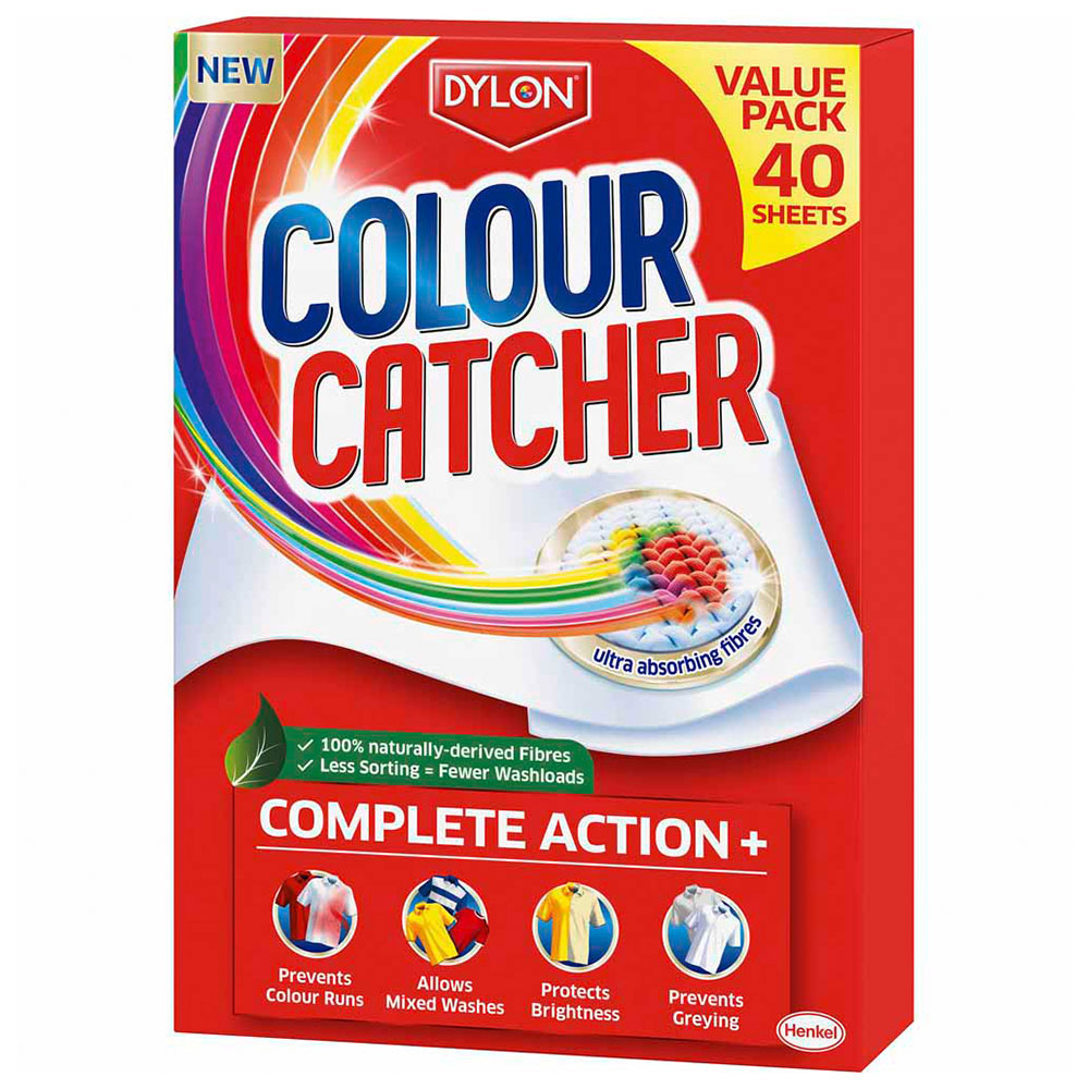 Dylon Colour Catcher Complete Action Laundry 40 Sheets Image 1