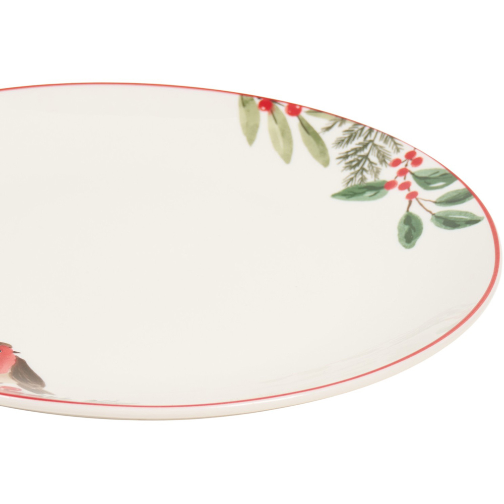 Festive Robin Plate Dinner Plate Image 2