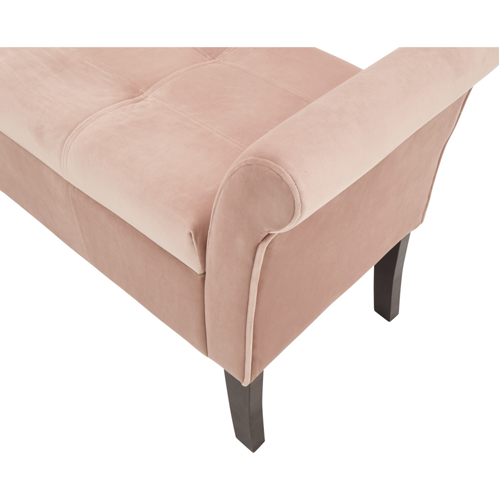 GFW Osborne Blush Pink Upholstered Window Seat Image 8