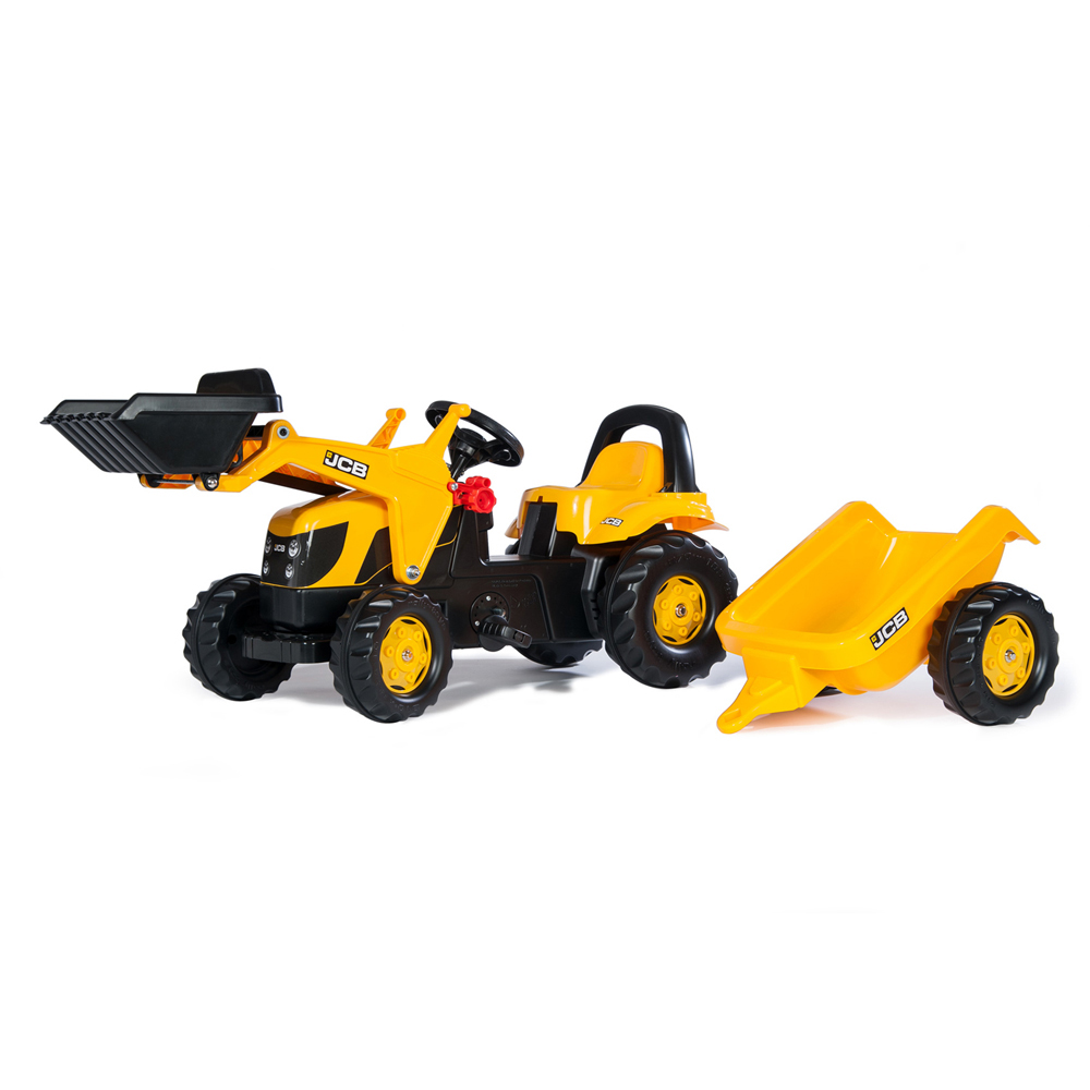 Rolly Toys JCB Kid Tractor Trailer and Front Loader Image 2