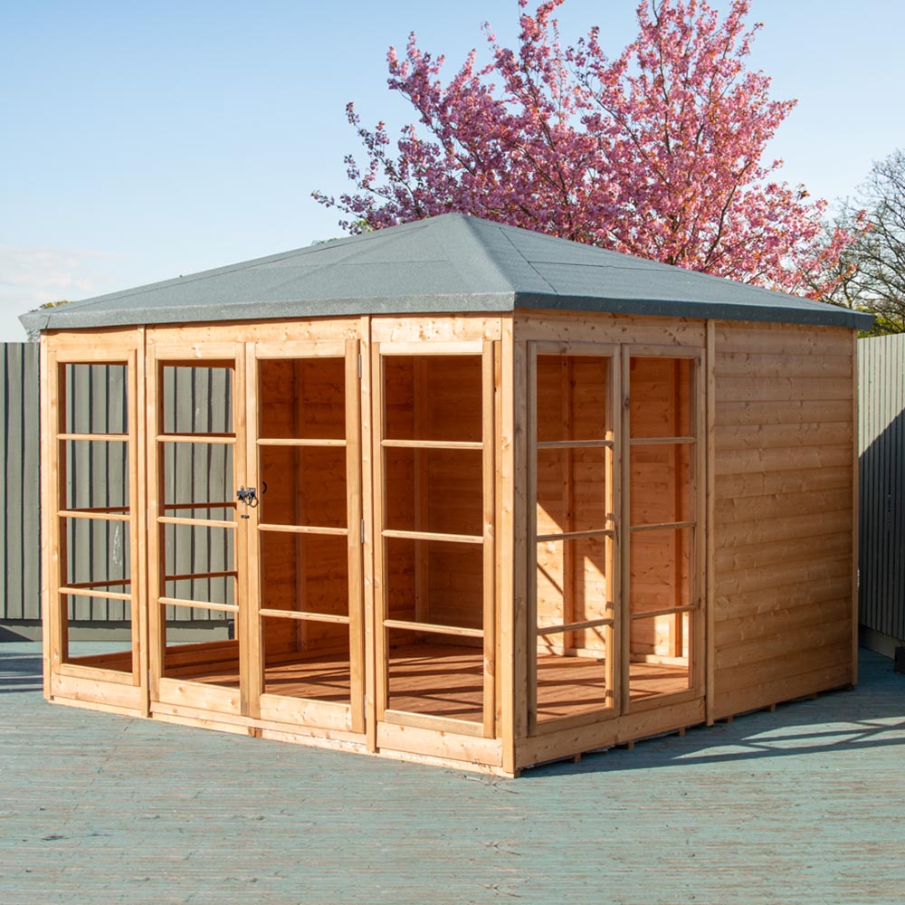 Shire Palatina 10 x 10ft Double Door Contemporary Summerhouse Image 5