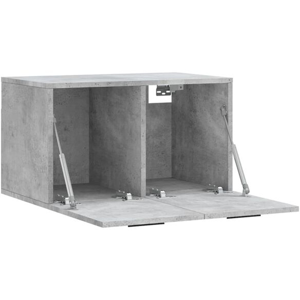 vidaXL 2 Door Concrete Grey Wall Cabinet Image 4
