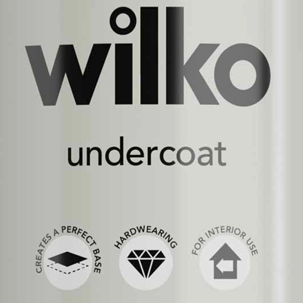Wilko Wood and Metal White Undercoat 750ml Image 3