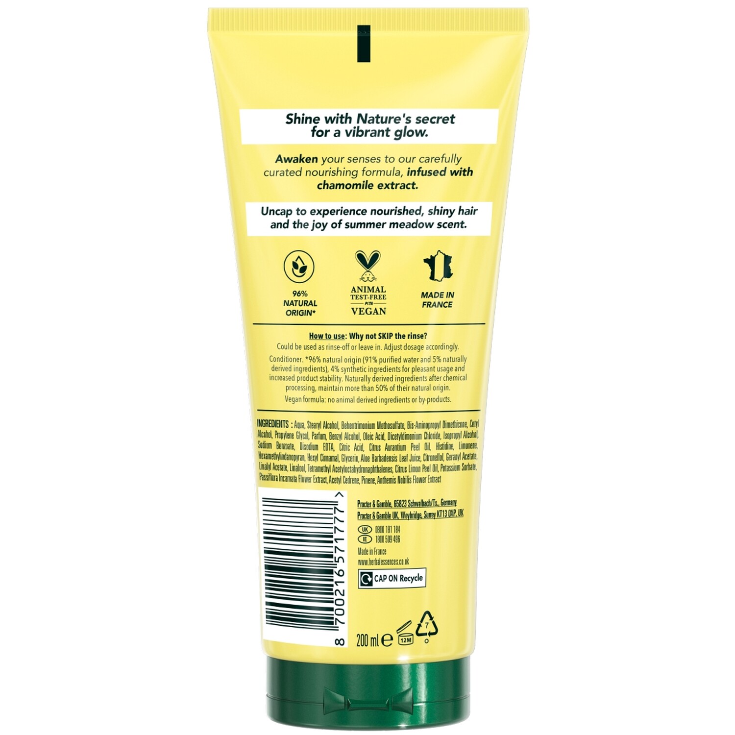 Herbal Essences Smooth and Shine Conditioner 200ml Image 3