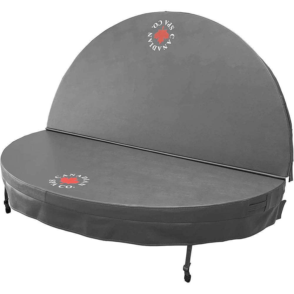 Canadian Spa Company Grey Round Hot Tub Cover 198cm Image 1