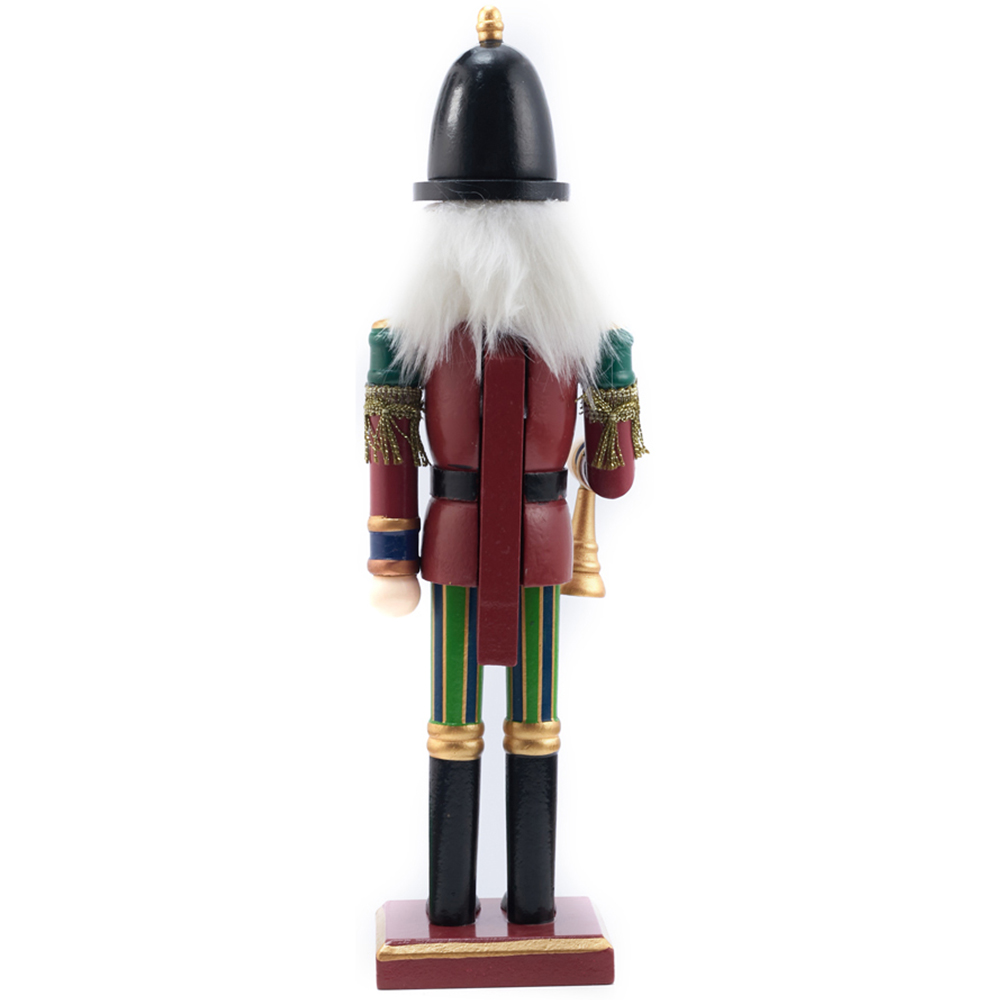 Living and Home Wooden Nutcracker Soldier Christmas Ornament Image 4