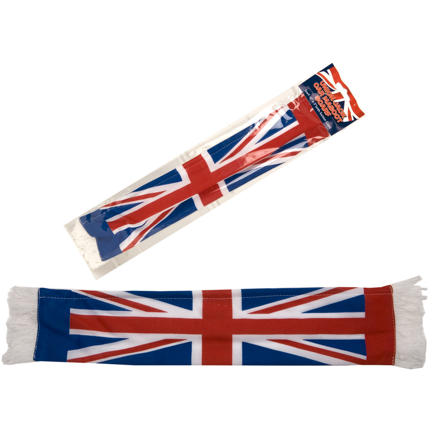 Union Jack Car Mascot Scarf Image