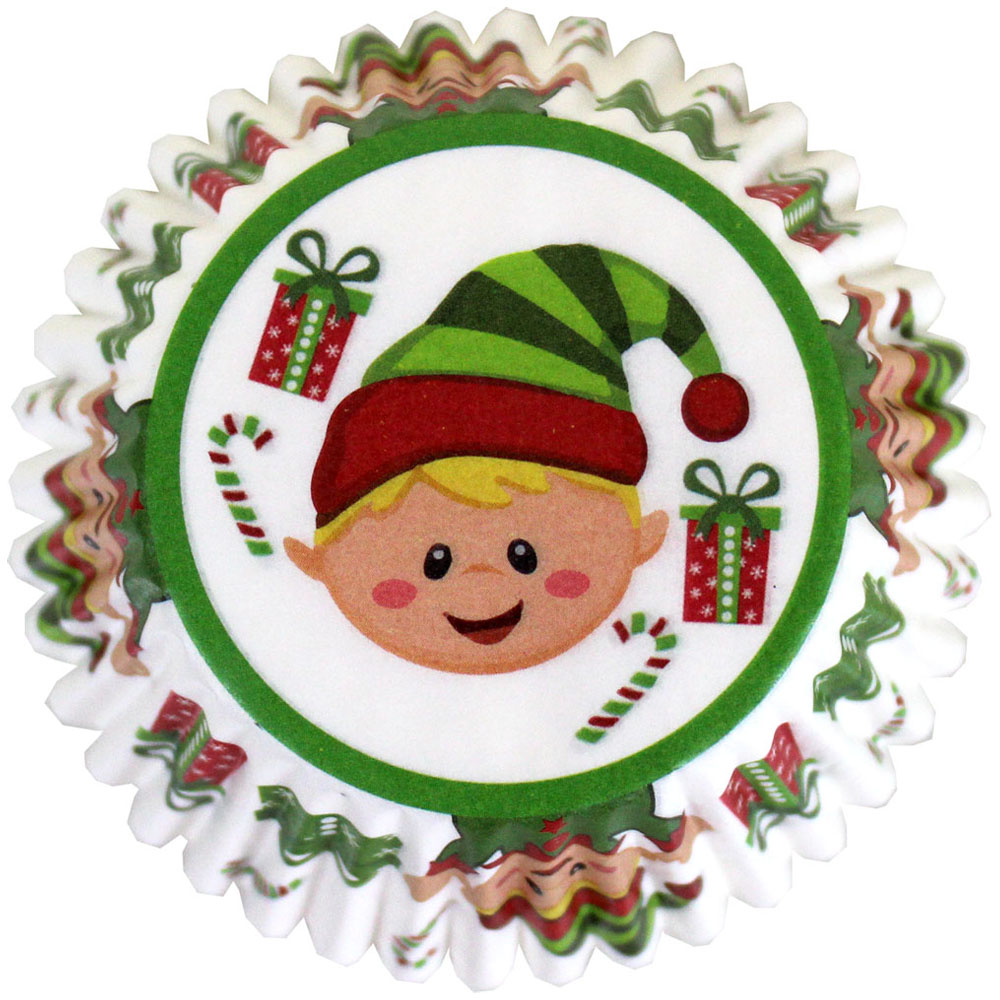 Cake Decor Christmas Cupcake Cases 25 Pack Image 2
