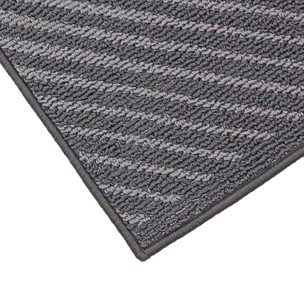 JVL Stellar Grey Indoor Machine Washable Doormat 50 x 80cm Image 3