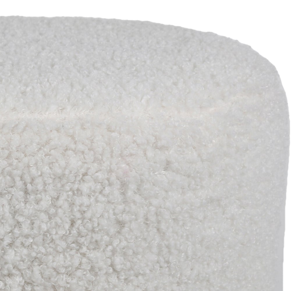 Cream Teddy Footstool Image 5