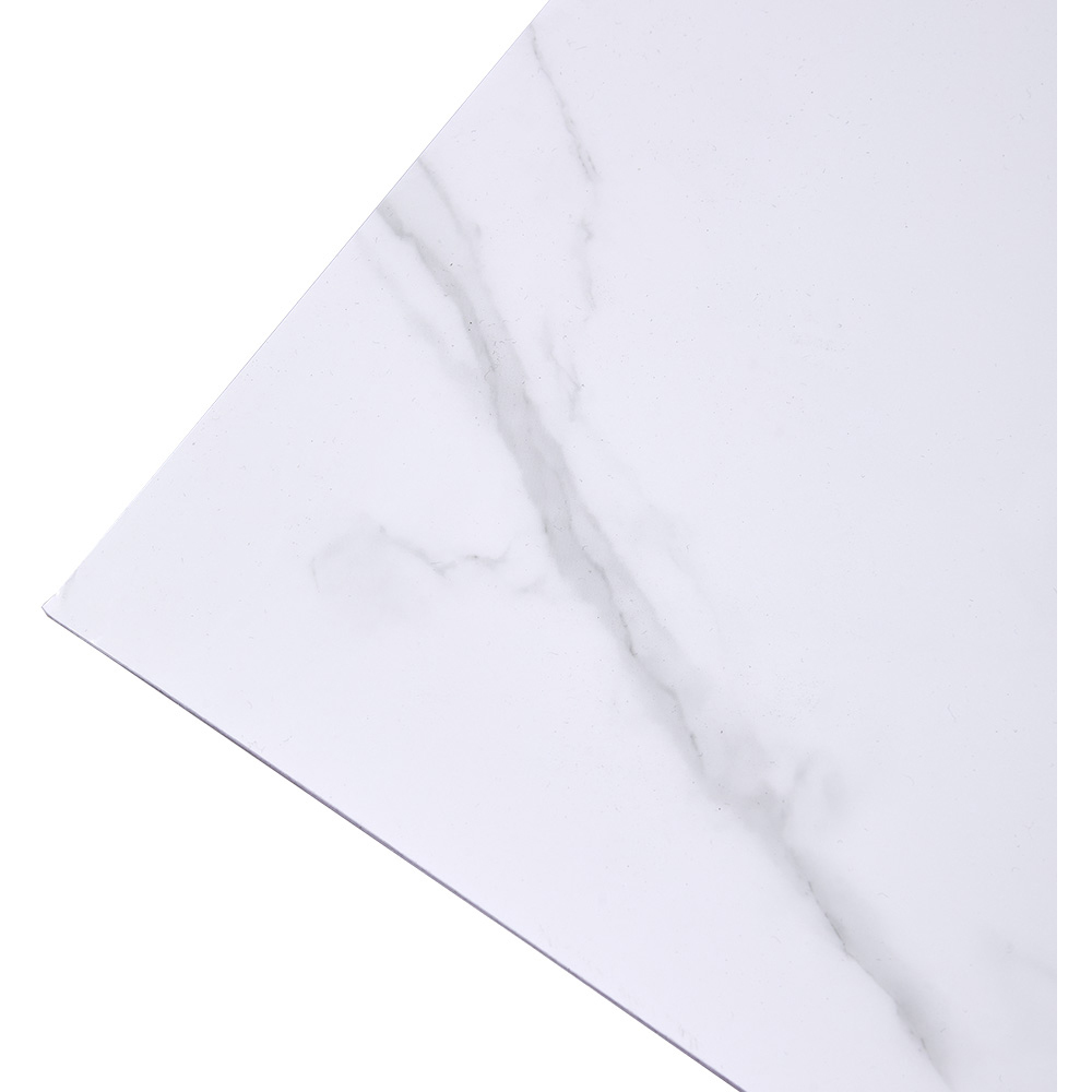 Living and Home Marble Patterned White Marble PVC Self Adhesive Wall Sticker 10 Pack Image 6